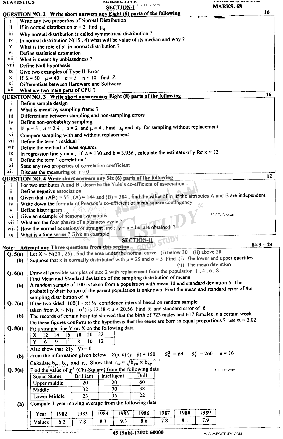 12th Class Computer Science Past Paper 2022 Dg Khan Board Subjective