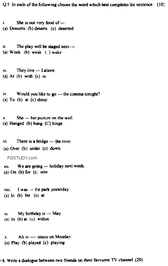 LLB Part 1 English 1 Past Paper 2017 Punjab University